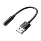 thumbnail image 2 of USB to 3.5mm Jack Audio Adapter USB to Audio Jack Adapter A, 2 of 5