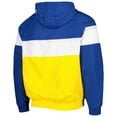 thumbnail image 3 of Men's New Era Gold Milwaukee Brewers Raglan Quarter-Zip Hoodie, 3 of 3