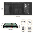 thumbnail image 6 of CHAQLIN Kids Trifold Wallet Horse Floral Print Portable Small Purse for Outdoor, Polyester Easy to Clean Youth Wallet, 6 of 6