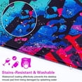 thumbnail image 4 of Gaming Mouse Pad, Extended Mouse Pad 31.5x15.7inch XXL Large Big Computer Keyboard Mouse Mat Desk Pad with Non-Slip Base and Stitched Edge for Home Office Gaming Work (Colorful Graffiti), 4 of 6