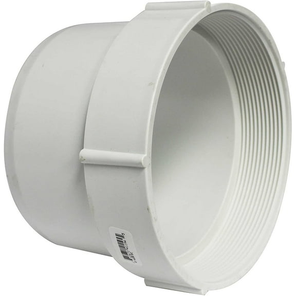 Canplas 414236BC PVC Sewer 6 Cleanout Adapter