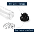 thumbnail image 3 of Jarros de especias RoyalHouse de plástico de 16 oz/500 ml con tapas para coctelera, 6 unidades, 3 of 7