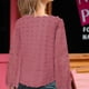 thumbnail image 3 of Blusa holgada con cuello redondo y lunares, blusa de manga larga transpirable a la moda para citas, 3 of 5