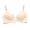Beige, variant on Women's Soft Nursing Bra for Breastfeeding Comfort Support Wireless Seamless Maternity Bralette with Adjustable Straps