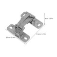 thumbnail image 6 of WRISTBIQUE Stainless Steel Hidden Hinges Heavy Duty Easy Installation for Doors, 6 of 7