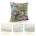 thumbnail image 4 of Nawypu Outdoor Spring Summer Floral Throw Pillow Cover European Vintage Hydrangea Flower Bouquet Blossom Botany Petals  Pillow Cover Home Sofa Pillow Case, 4 of 5