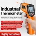 thumbnail image 2 of ANENG ANENG TH201 -50℃～400℃ /-58℉～752℉ Non- Infrared Thermometer IR Thermometer Handheld Digital Temperature Tester Industrial Thermometer for Kitchen Cooking Automotive Not for Human Body, 2 of 6
