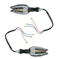 thumbnail image 1 of DIRECCIONAL DELANTERA/TRASERA TRIDENTE AZUL CON LUZ CUARTO LED SET 12V, 1 of 4