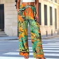 thumbnail image 2 of Yertdoel Pajama Pants Women Unisex Fashion Printed Elastic Waist Wide Leg Casual Sleep Pants Drawstring Comfy Lounge Bottoms with Pockets, 2 of 6