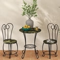 thumbnail image 6 of JRHRXXY 3-Piece Round Dining Table Set,with 2 Chairs for Kitchen,Dining Room,Breakfast Nook,Bistro, 6 of 10