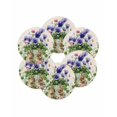 thumbnail image 7 of 13 Inch Round Placemats Set of 6, Spring Easter Non Slip Heat Insulation PP Table Mats, Purple Floral Summer Botanical Rustic Washable Place Mats for Kitchen Dining Party Table Decor, 7 of 7