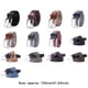 thumbnail image 4 of Minnieouse Cinturón trenzado Mujeres Hombres Pantalones Cintura Ropa decorativa Cintura Banda Casual Holeless Pin Hebilla Correa de nylon Transpirable Cinturones gris y gris oscuro Minnieouse AP012253-06, 4 of 6