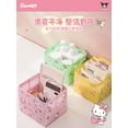 thumbnail image 4 of Sanrio Hello Kitty Kuromi Foldable Clutter Storage Box Desktop Dormitory Cosmetics Snacks Organization Storage Basket Waterproof, 4 of 25
