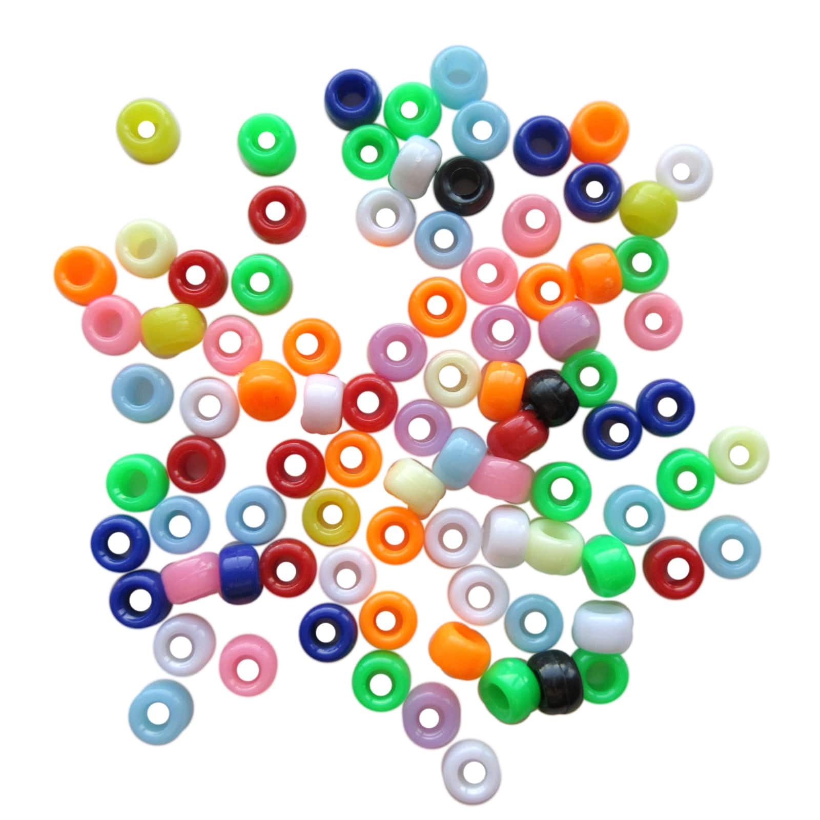 12 Pack: 1lb. Opaque Pony Beads by Creatology - 4mm x 7mm