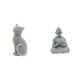 thumbnail image 1 of Escultura de resina de animal, figura de gato y mono, adorno coleccionable decorativo para sala de estar, dormitorio, entrada, estantería, hotel, pati, 1 of 8