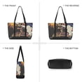thumbnail image 6 of FORMRS Canvas Laptop Tote Bag for Women with 15.6" Computer Compartments Shoulder Handbag, Colorful Skeleton with Cloud, 6 of 7