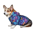 thumbnail image 7 of Honeii Butterflies Of The Starry Sky Print Small Dog Hoodies Pet Hooded Sweatshirts Fall Winter Puppy Cat Sweaters Warm Clothes for Small Dogs Outfits Costume-X-Small, 7 of 7