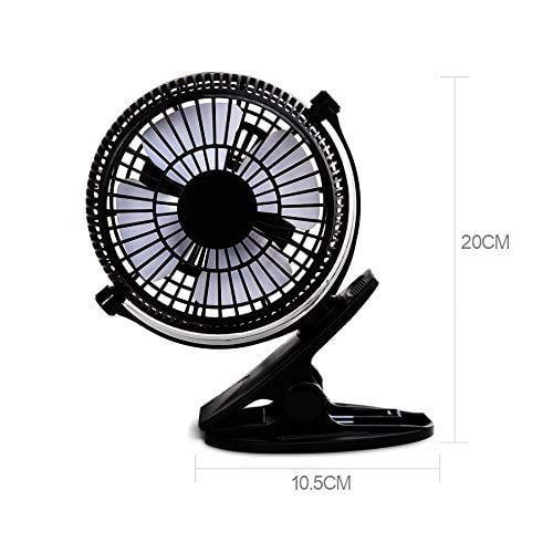 Usb Fan Clip Desk Personal Fan Table Fans Clip On Fan 2 In 1 Application Strong