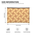 thumbnail image 3 of Hirioo Peanuts6 for Paper Reusable Cosmetic Bag Zipper Encouragement Travel Pouch Toiletry Bag for Women Girls, 3 of 7