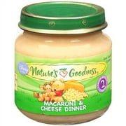 Nature's Goodness: Macaroni & Cheese Dinner Baby Food, 4 Oz