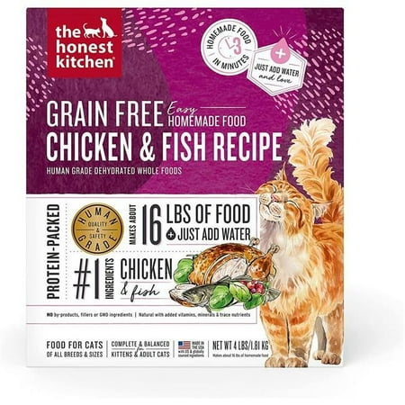 UPC: 0850012047971 | Honest Kitchen 850012047971 4 lbs Grain Free Dehydrated Chicken Whitefish Cat Food