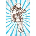 thumbnail image 2 of MARMONT HILL  - 'Space Suit' Painting Print on White Wood - Multi-Color 24 x 36, 2 of 5