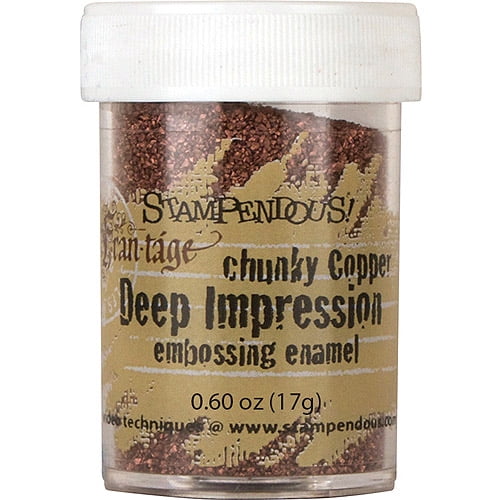 Stampendous Deep Impression Embossing Enamel, .63oz, Chunky Copper