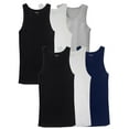 thumbnail image 3 of Men's 6-Pack Classic Stretch Tank Tops (Sizes, S-2XL), 3 of 4