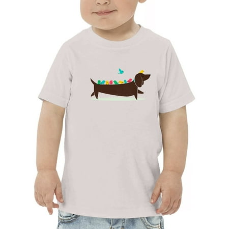 

Image Conscious Birds On A Dachsund T-Shirt Toddler -Jay Fleck Designs Unisex Regular Fit