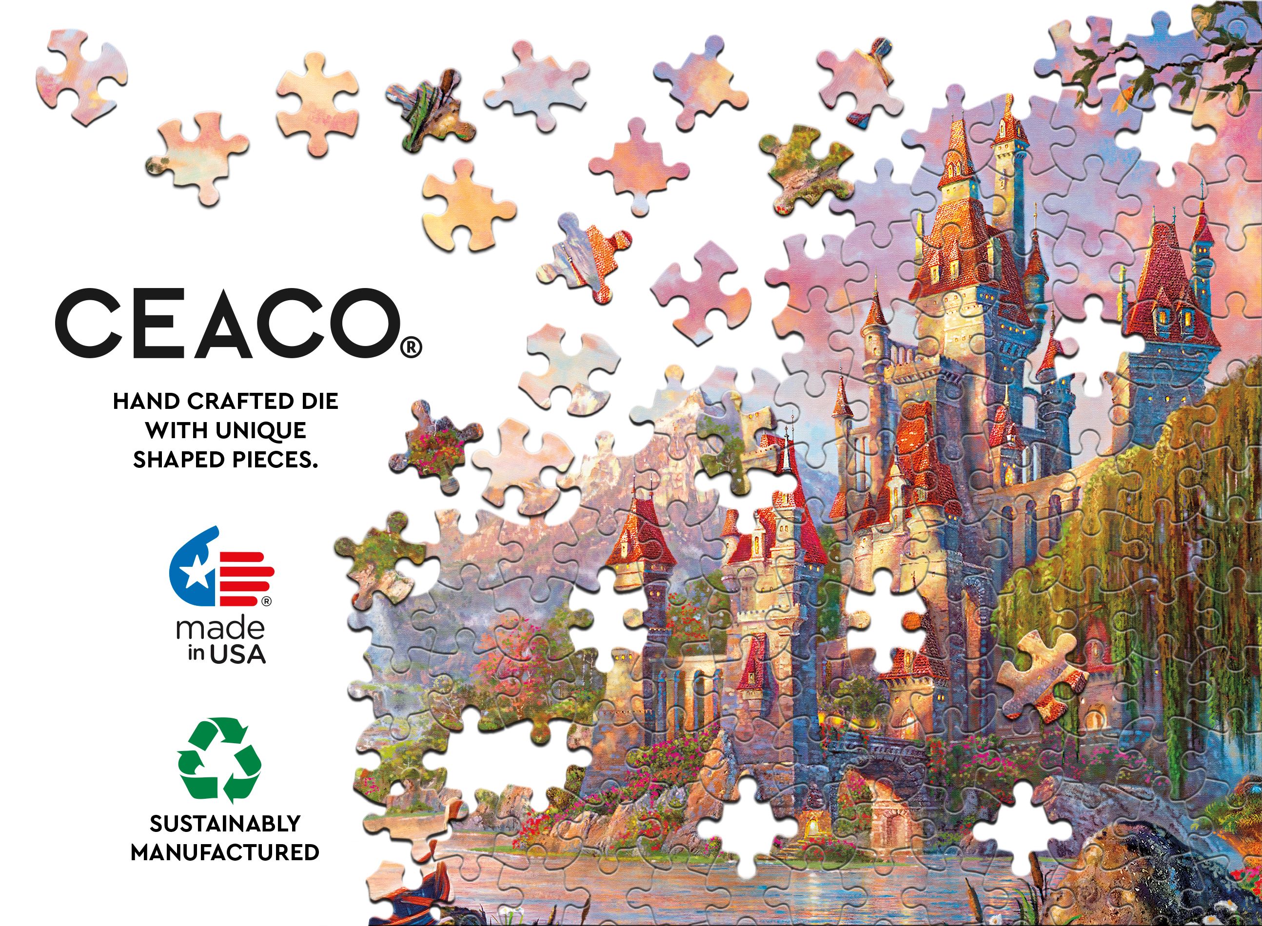 Ceaco 1000 Piece Beauty and the Beast II Interlocking Jigsaw Puzzle