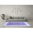 thumbnail image 3 of Ahgly Company Machine Washable Indoor Rectangle Oriental Blue Traditional Area Rugs, 2' x 5', 3 of 4
