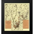 thumbnail image 2 of Hammond 20x22 Black Modern Framed Museum Art Print Titled - Battle Gettysburg Under Gettysburg National Park, 2 of 5