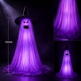 thumbnail image 7 of CaiTeLin Halloween Ghost Decoration Outdoor with Ghost Lamp, Light up Fabric Ghost with LED Halloween Lights, Courtyard Party Garden Ornament Decor with Lights for Indoor Outdoor Spooky Display, 7 of 7