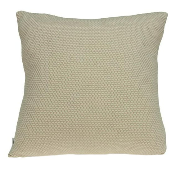 Parkland Collection PILB11077P Cassi Tan & Pink Square Transitional Pillow Cover with Poly Insert - 20 x 20 x 7 in.