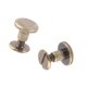 thumbnail image 3 of 20pcs Flat Head Copper Brass Screws Nuts Nails Rivets Leather Cap Accessory (6.5mm), 3 of 4