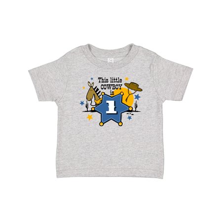 

Inktastic Little Cowboy 1st Birthday Gift Baby Boy T-Shirt