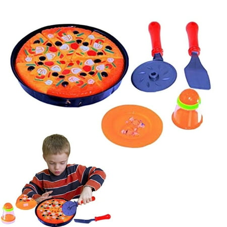Pizza Party Play Set dazzling toys Pizza Pie Party + Cooking & Cutting Accessories Play Set Toy for Kids ()
