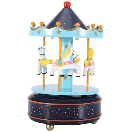 4 Horses Carousel Carousel Music Box Carousel Music Box Gift For 