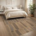 thumbnail image 3 of ODIKA 8'x10' Warm Earth Tones Brown Geometric Design Washable Area Rug Abstract Pattern with Modern Flair Non-Slip Chair-Friendly Mat for Dining Room, Large Office, Lounge, 3 of 7