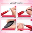 thumbnail image 4 of Taladro de uñas eléctrico OVX Professional Portable para acrílico, 4 of 7