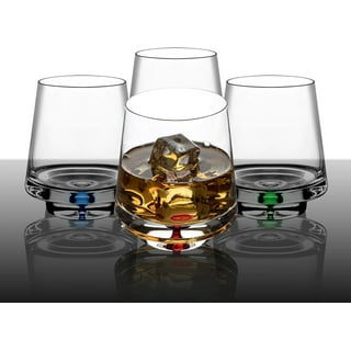 Mountain Shape Wine Glasses, 5.7 oz 170ml Colorful Mountain Whiskey Glasses,  Small Old Fashion Glasses for Drinking Bourbon,Scotch,Cocktails or Tea,  Gifts for Men and Women 