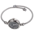 thumbnail image 2 of Relojes de pulsera de lujo para mujer, de cuarzo, color negro, 2 of 6