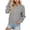 Gray, variant on Bomber Jacket for Women Waffle Knit Long Sleeve Shacket with Pockets Fall Winter Casual Zipper Coat Lightweight Athletic Outwear
