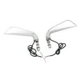 thumbnail image 2 of Ysyqkn 2x Motorcycle Rearview Mirrors with LED Turn Signal for Harley-davidson Plating, 2 of 8
