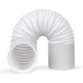 thumbnail image 1 of Flexible Anti-Clockwise Thread AC Exhaust Hose, 150cm Vent for Rapid Installation, High-Quality Polypropylene Build, Stainless Steel Reinforced for Longevity, 1 of 7