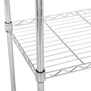Ktaxon 8-Tier Wire Shelving Unit, Steel Storage Rack for Office Kitchen 23.6 W x 14 D x 71 H, Silver