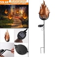 thumbnail image 3 of Luces jardín energía solar en apariencia de fuego, accesorios de ahorro de energía, luz de , lámpara de césped, adorno para, 3 of 8