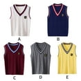 thumbnail image 5 of URMAGIC Toddler Unisex Knit 100% Cotton Sweater Vest Sleeveless Pullover Knitted Waistcoat, 5 of 5