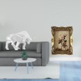 thumbnail image 2 of Figura decorativa de toro con marco de fotos ornamentado. Material de resina. Ideal para sala de estar o dormitorio., 2 of 8