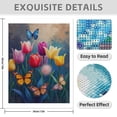 thumbnail image 3 of Diamond Art Kit for Adults, Modern Butterfly Bouquet Print No.875 Diamond Painting for Adults Beginners, 5D DIY Diamond Art Painting Kits, Colorful Diamond Painting Craft for Home Decor 12x16, 3 of 7